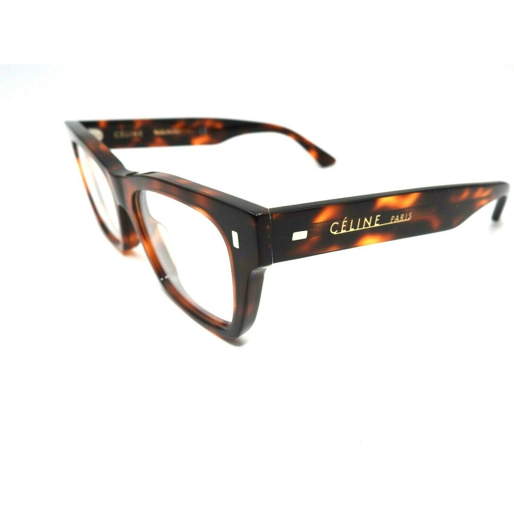 CELINE Women's Eyeglasses with Demo Lenses, CL50011I, Tortoise Brown  NEW - Picture 4 of 6
